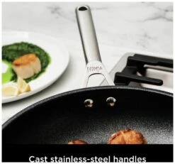 Ninja Zerostick 26cm Stainless Steel Non Stick Saute Pan -Home Furnishings Store 1120226 R Z009A