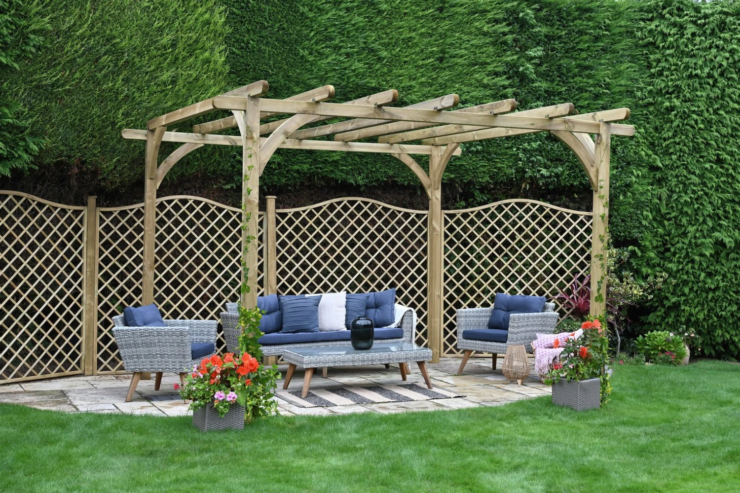 Forest Garden 3.6m X 3.6m Pergola 3 Forest Garden 3.6m X 3.6m Pergola