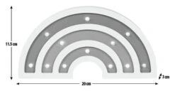 Glow Kids Wooden Rainbow Table Light - Multicoloured -Home Furnishings Store 1151398 R E001