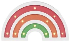 Glow Kids Wooden Rainbow Table Light - Multicoloured -Home Furnishings Store 1151398 R Z002C
