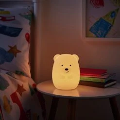 Glow Kids Bear Silicone Night Table Light - Multicoloured 16 Glow Kids Bear Silicone Night Table Light - Multicoloured -Home Furnishings Store 1151422 R Z003C