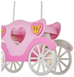 Glow Kids Princess Carriage Pendant Light - Pink & White 13 Glow Kids Princess Carriage Pendant Light - Pink & White -Home Furnishings Store 1151446 R Z003A