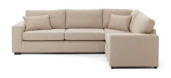 Habitat Eton Fabric Left Hand Corner Sofa - Biege 13 Habitat Eton Fabric Left Hand Corner Sofa - Biege -Home Furnishings Store 1151484 R Z002A