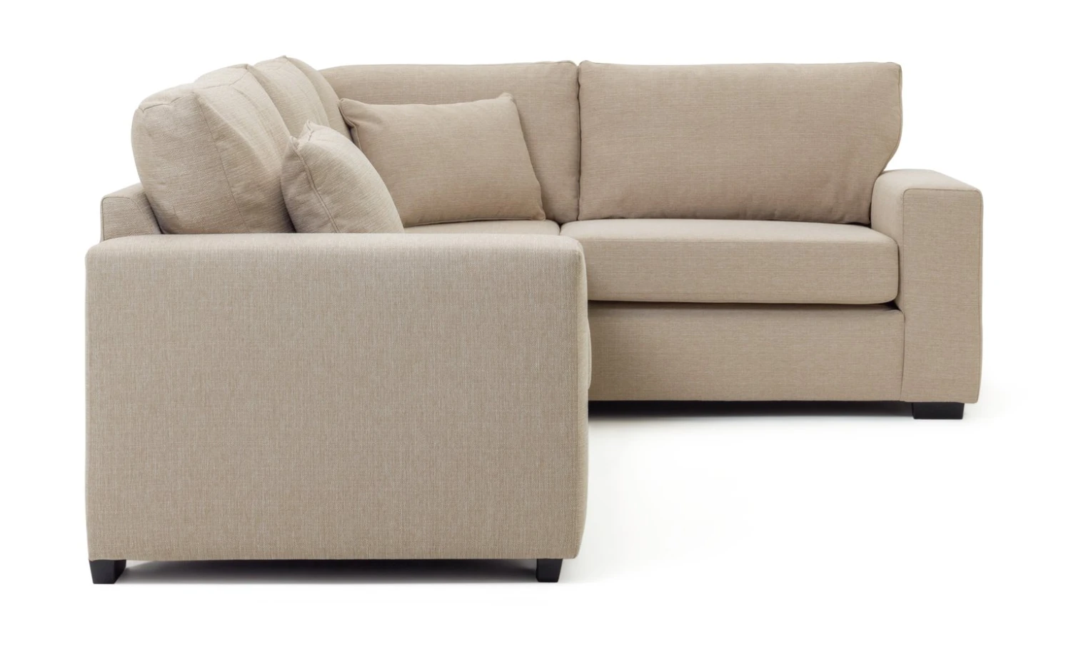Habitat Eton Fabric Left Hand Corner Sofa - Biege 8 Habitat Eton Fabric Left Hand Corner Sofa - Biege - Image 6
