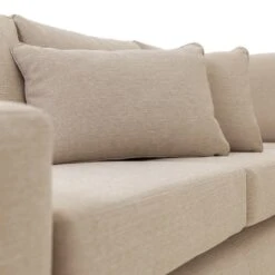 Habitat Eton Fabric Left Hand Corner Sofa - Biege 17 Habitat Eton Fabric Left Hand Corner Sofa - Biege -Home Furnishings Store 1151484 R Z010A