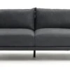 Habitat Moore Leather 3 Seater Sofa - Dark Grey -Home Furnishings Store 1159455 R Z001A