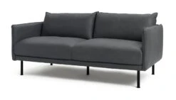 Habitat Moore Leather 3 Seater Sofa - Dark Grey 15 Habitat Moore Leather 3 Seater Sofa - Dark Grey -Home Furnishings Store 1159455 R Z002A