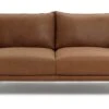 Habitat Moore Leather 2 Seater Sofa - Tan -Home Furnishings Store 1173778 R Z001A