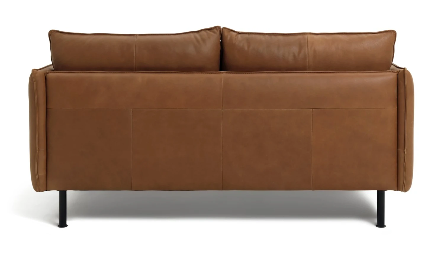 Habitat Moore Leather 2 Seater Sofa - Tan 7 Habitat Moore Leather 2 Seater Sofa - Tan - Image 5