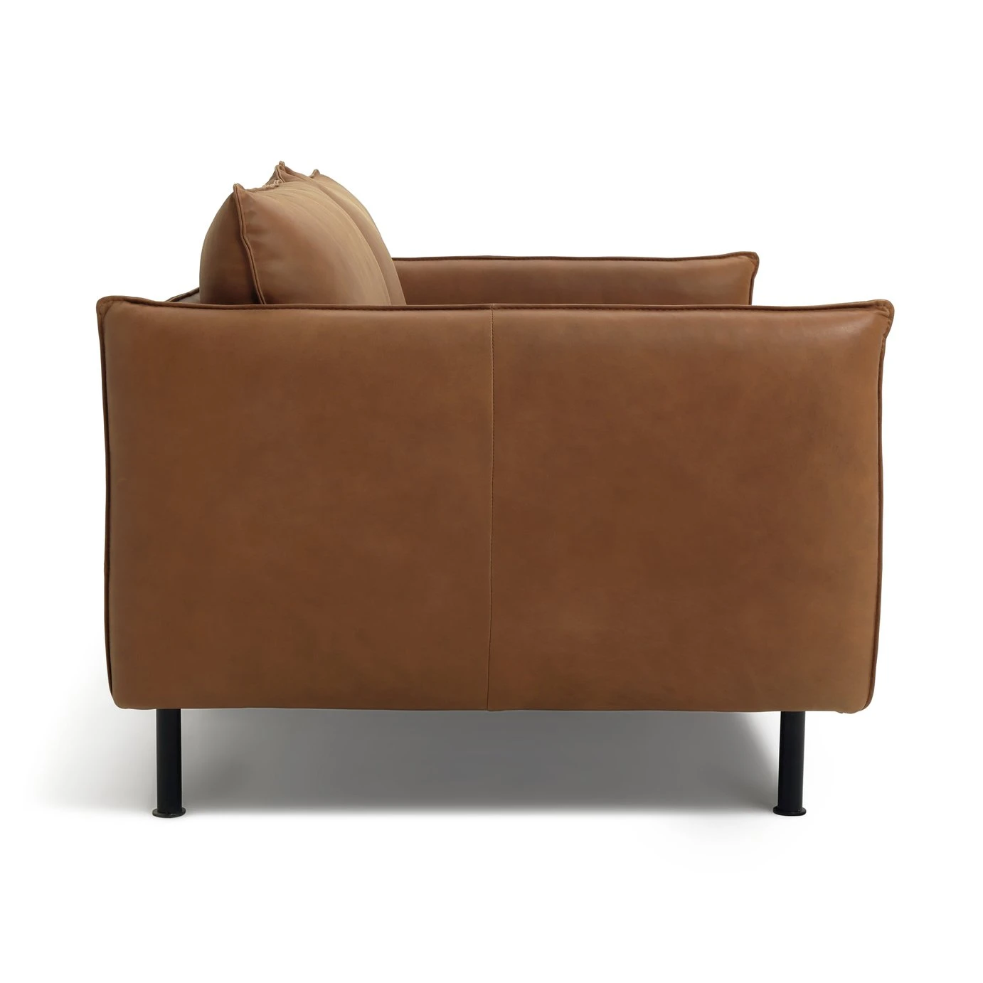Habitat Moore Leather 2 Seater Sofa - Tan 8 Habitat Moore Leather 2 Seater Sofa - Tan - Image 6