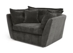 Habitat Jacques Velvet Cuddle Chair - Grey 17 Habitat Jacques Velvet Cuddle Chair - Grey -Home Furnishings Store 1177217 R Z002A