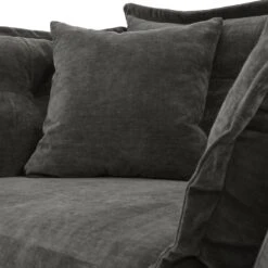 Habitat Jacques Velvet Cuddle Chair - Grey 23 Habitat Jacques Velvet Cuddle Chair - Grey -Home Furnishings Store 1177217 R Z008A