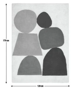 Habitat Geometric Cut Pile Rug - 120X170cm - Multicoloured -Home Furnishings Store 1179985 R E001