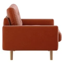 Habitat Fenner Velvet Accent Chair - Orange -Home Furnishings Store 1181368 R Z004A