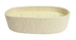 Habitat Large Scallop Multiwick Thin Candle - Flower Market