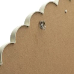 Habitat Beaded Round Wall Mirror - White - 70x70cm -Home Furnishings Store 1182927 R Z004A