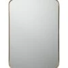 Habitat Brushed Rectangular Wall Mirror - Gold - 50x70cm -Home Furnishings Store 1184066 R Z001A