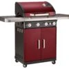 LANDMANN Rexon CooK 4 Burner Gas BBQ - Red