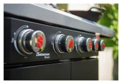 LANDMANN Rexon CooK 4 Burner Gas BBQ - Black -Home Furnishings Store 1189119 R Z004A