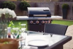 LANDMANN Rexon CooK 4 Burner Gas BBQ - Black -Home Furnishings Store 1189119 R Z009A