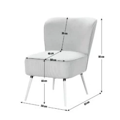 Habitat Eppy Fabric Accent Chair - Blue -Home Furnishings Store 1230116 R E001