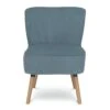 Habitat Eppy Fabric Accent Chair - Blue -Home Furnishings Store 1230116 R Z001A