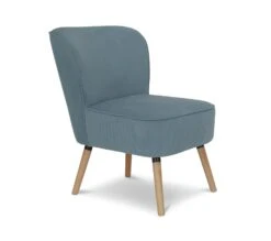 Habitat Eppy Fabric Accent Chair - Blue -Home Furnishings Store 1230116 R Z004A