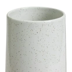 Habitat Reactive Glaze Dipped Ceramic Vase - White 9 Habitat Reactive Glaze Dipped Ceramic Vase - White -Home Furnishings Store 1230398 R Z003A