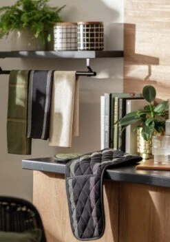 Habitat Woven Check And Stripe Textile Set -Home Furnishings Store 1232657 R Z001C