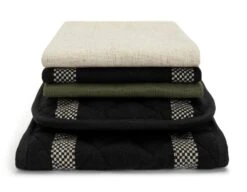 Habitat Woven Check And Stripe Textile Set -Home Furnishings Store 1232657 R Z002A