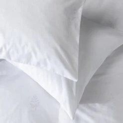 Habitat Cotton Embroidered Leaf White Bedding Set- Single -Home Furnishings Store 1232994 R Z003A