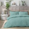 Habitat Cotton 200TC Muslin Green Bedding Set - Double -Home Furnishings Store 1233319 R Z001A