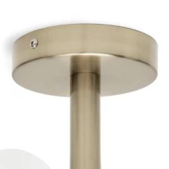 Habitat Globe Ribbed Metal Bathroom Ceiling Light - Brass 13 Habitat Globe Ribbed Metal Bathroom Ceiling Light - Brass -Home Furnishings Store 1233711 R Z003A
