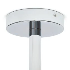 Habitat Sputnik Metal Bathroom Flush Ceiling Light - Chrome -Home Furnishings Store 1233890 R Z003A