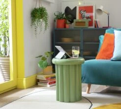 Habitat Studio Side Table - Green -Home Furnishings Store 1240429 R Z001C