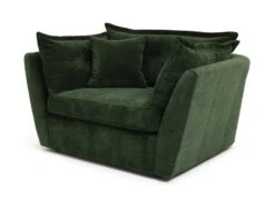 Habitat Jacques Velvet Cuddle Chair - Moss Green -Home Furnishings Store 1252826 R Z002A