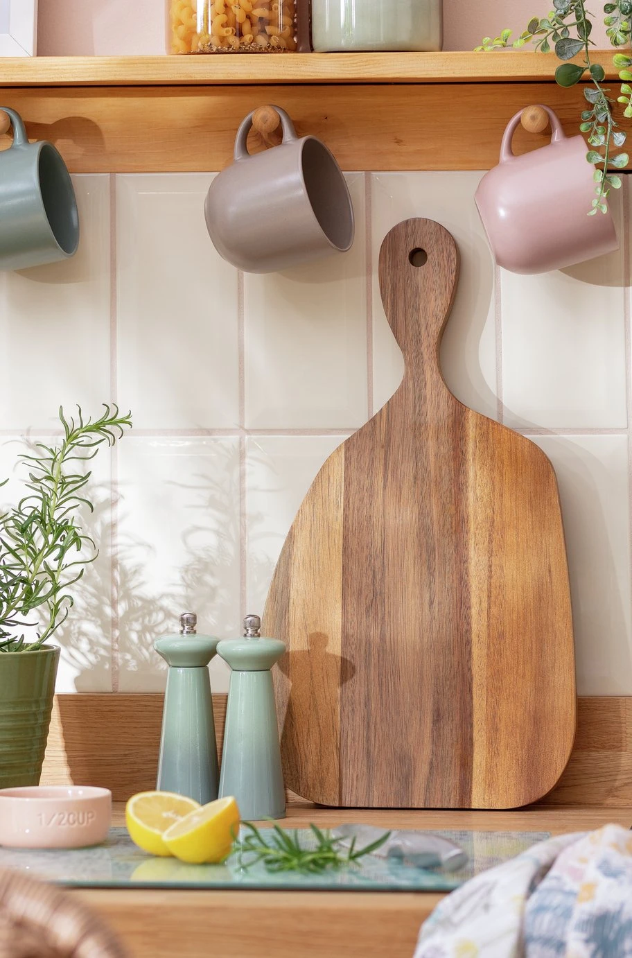 Habitat Herbalist Wooden Chopping Board 4 Habitat Herbalist Wooden Chopping Board - Image 2