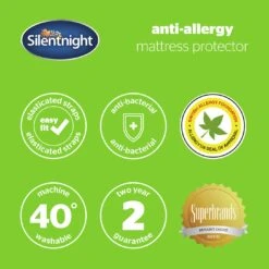 Silentnight Anti-Allergy Mattress Protector - Single 19 Silentnight Anti-Allergy Mattress Protector - Single -Home Furnishings Store 1275061 R Z009A