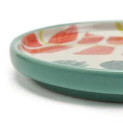 Habitat X Kew Set Of 4 Ceramic Botanical Coasters -Home Furnishings Store 1300541 R Z003A