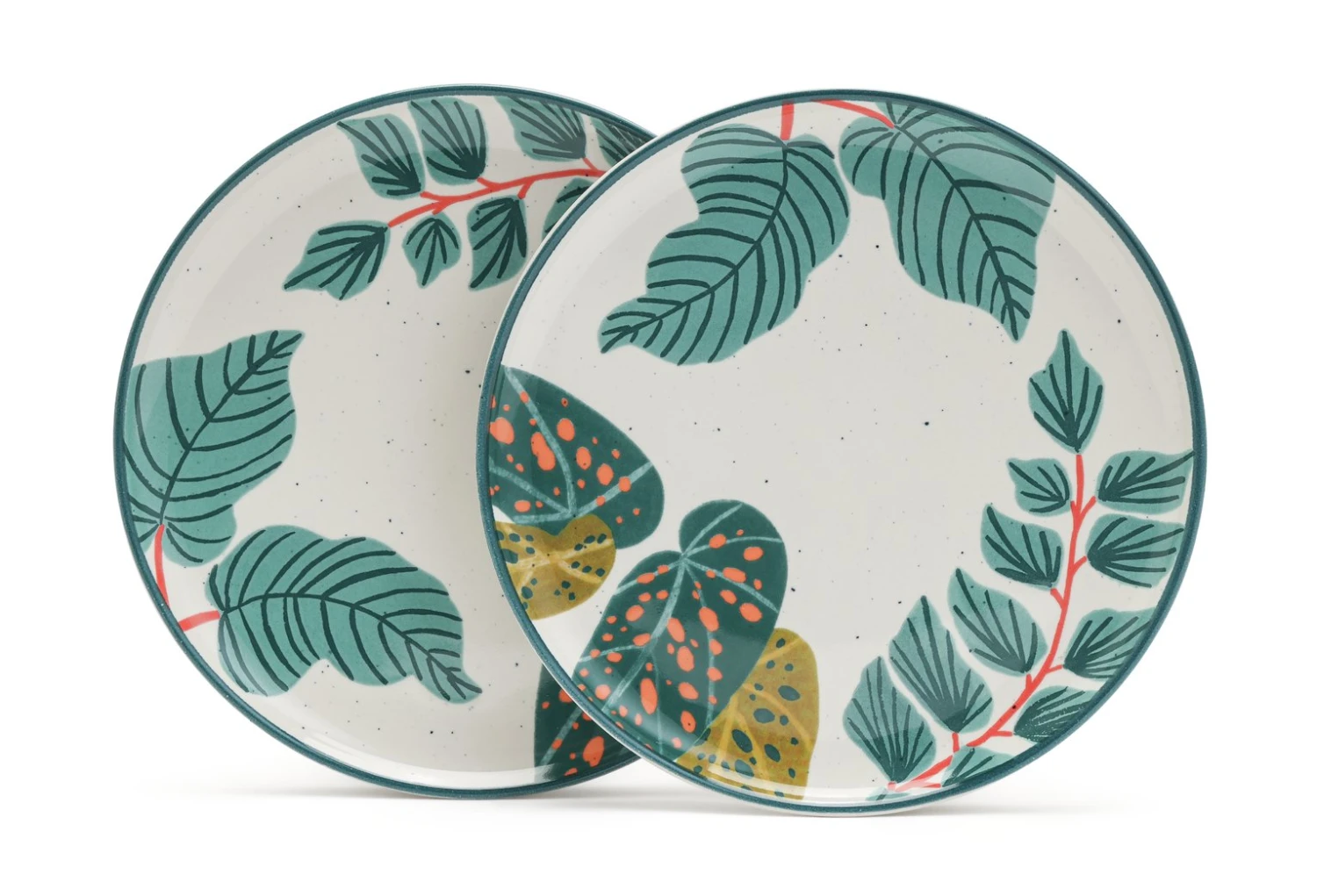 Habitat X Kew Set Of 2 Ceramic Side Plate 3 Habitat X Kew Set Of 2 Ceramic Side Plate