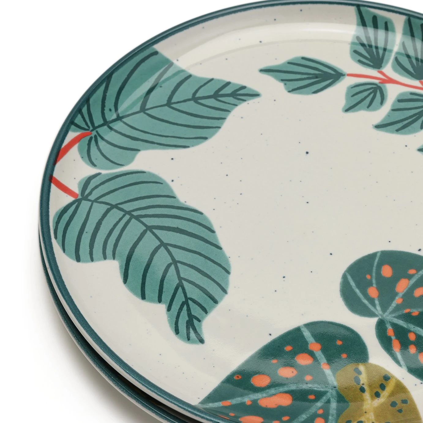 Habitat X Kew Set Of 2 Ceramic Side Plate 7 Habitat X Kew Set Of 2 Ceramic Side Plate - Image 5