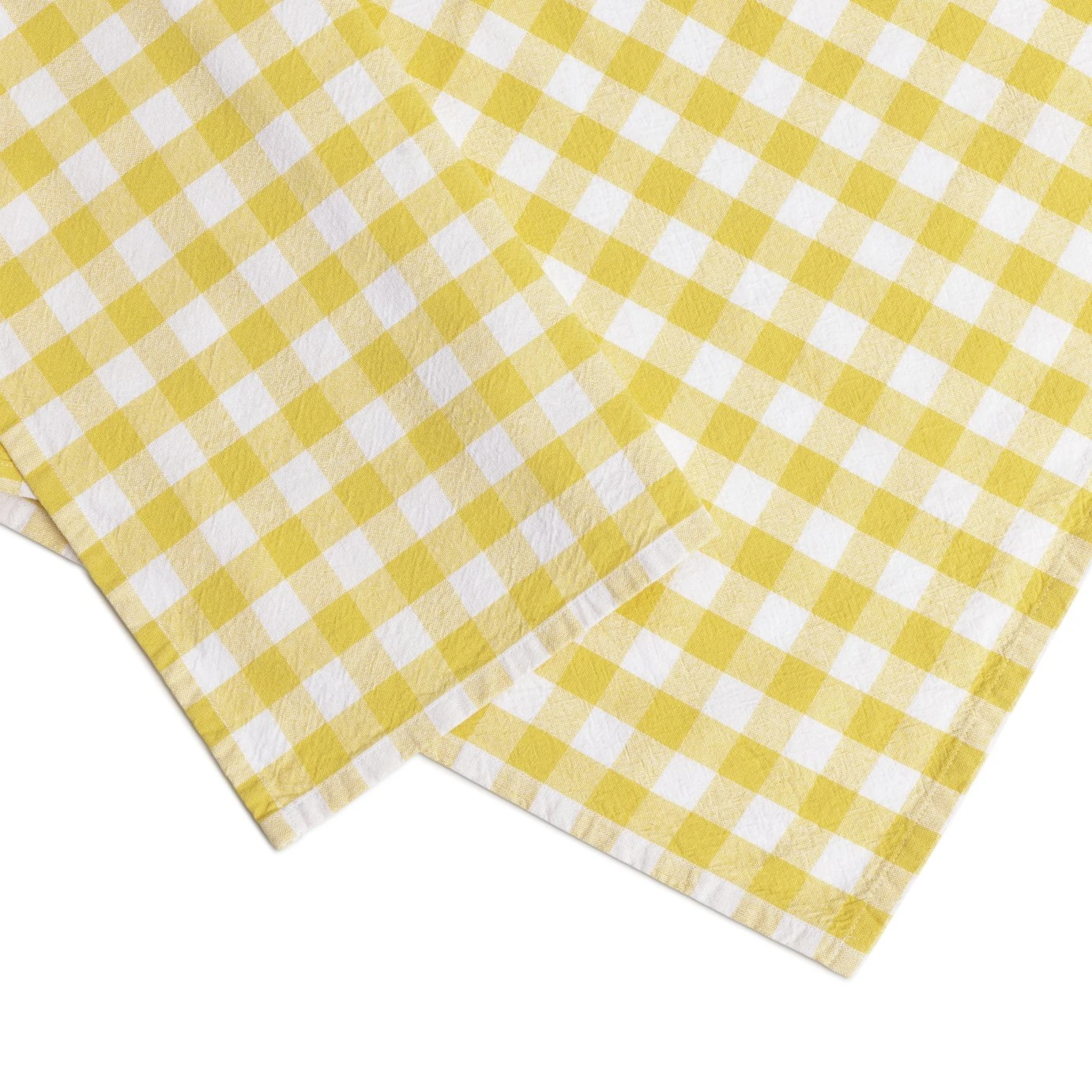 Habitat Checked Table Cloth - Yellow 6 Habitat Checked Table Cloth - Yellow - Image 4