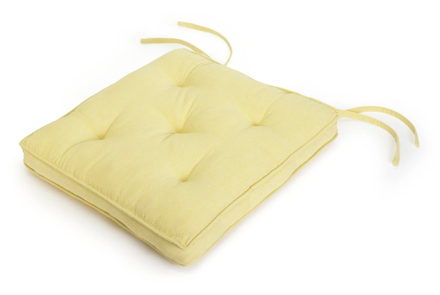 Habitat Pack Of 2 Woven Cushion Seat - Yellow 3 Habitat Pack Of 2 Woven Cushion Seat - Yellow