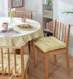 Habitat Pack Of 2 Woven Cushion Seat - Yellow 9 Habitat Pack Of 2 Woven Cushion Seat - Yellow -Home Furnishings Store 1307386 R Z001C