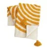 Habitat Geo Tufted Throw - White & Yellow - 125x150cm -Home Furnishings Store 1309944 R Z001A