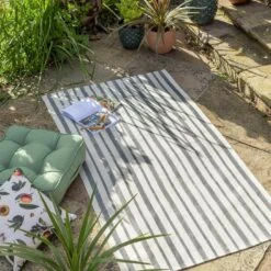 Habitat Grey Stripe Outdoor Rug 10 Habitat Grey Stripe Outdoor Rug -Home Furnishings Store 1340367 R Z002C