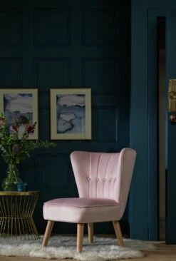 Habitat Alexis Velvet Cocktail Chair - Charcoal 12 Habitat Alexis Velvet Cocktail Chair - Charcoal -Home Furnishings Store 1341256 R Z001C