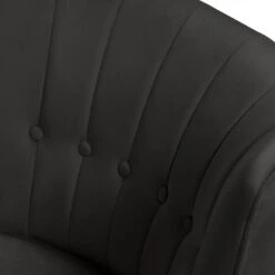 Habitat Alexis Velvet Cocktail Chair - Charcoal 18 Habitat Alexis Velvet Cocktail Chair - Charcoal -Home Furnishings Store 1341256 R Z005A
