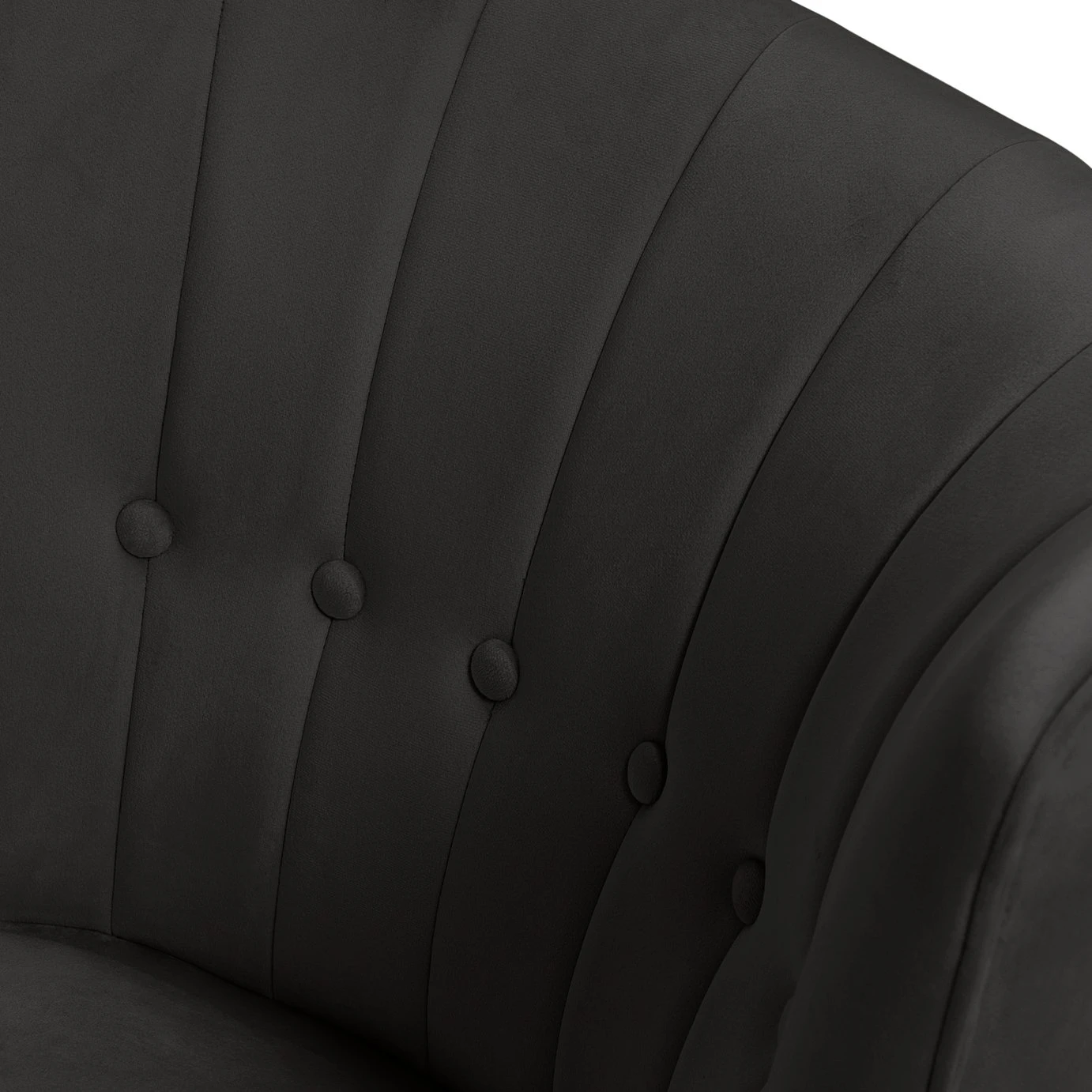 Habitat Alexis Velvet Cocktail Chair - Charcoal 10 Habitat Alexis Velvet Cocktail Chair - Charcoal - Image 8