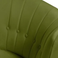 Habitat Alexis Velvet Cocktail Chair - Olive -Home Furnishings Store 1341287 R Z005A